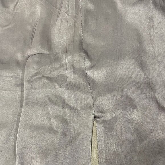 VTG William Barry Brown  Raw Pork Velour Leather Jacket Collar USA Made Size 40 - Picture 9 of 13